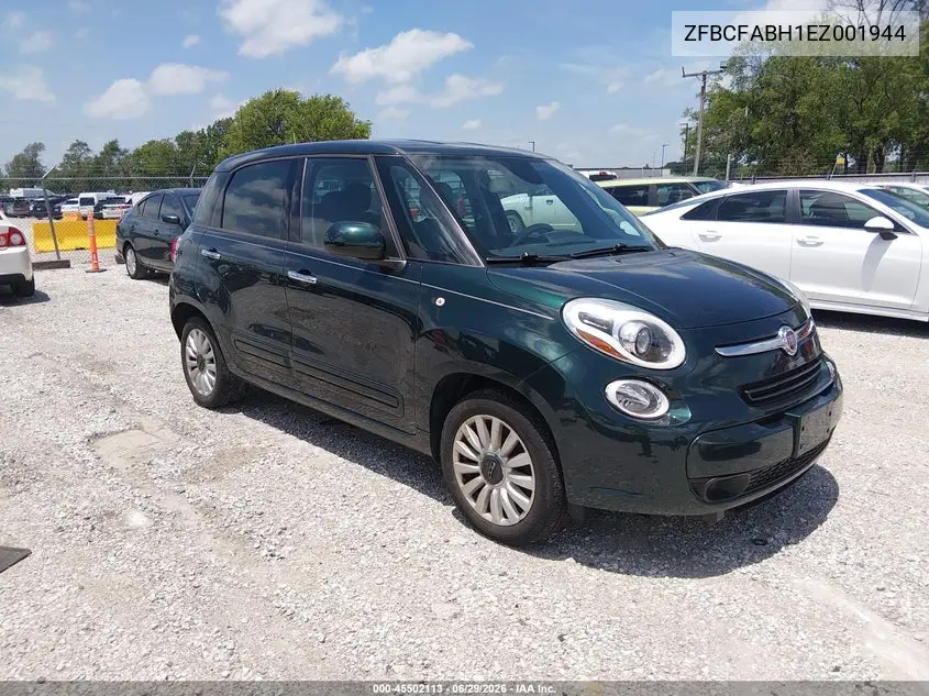 2014 Fiat 500L Easy VIN: ZFBCFABH1EZ001944 Lot: 45502113