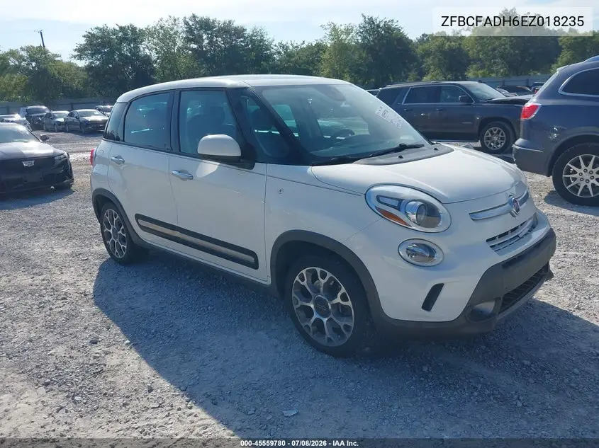2014 Fiat 500L Trekking VIN: ZFBCFADH6EZ018235 Lot: 45559780
