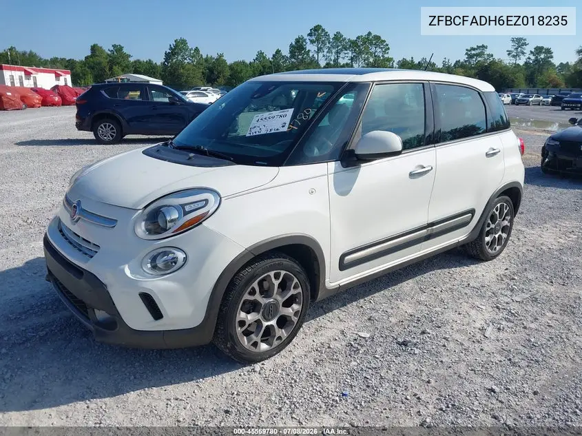 2014 Fiat 500L Trekking VIN: ZFBCFADH6EZ018235 Lot: 45559780