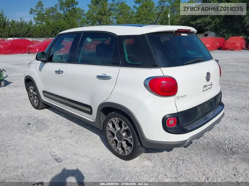 2014 Fiat 500L Trekking VIN: ZFBCFADH6EZ018235 Lot: 45559780