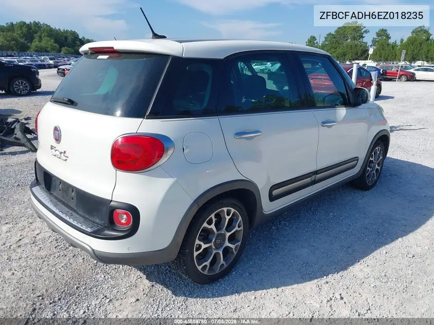 2014 Fiat 500L Trekking VIN: ZFBCFADH6EZ018235 Lot: 45559780