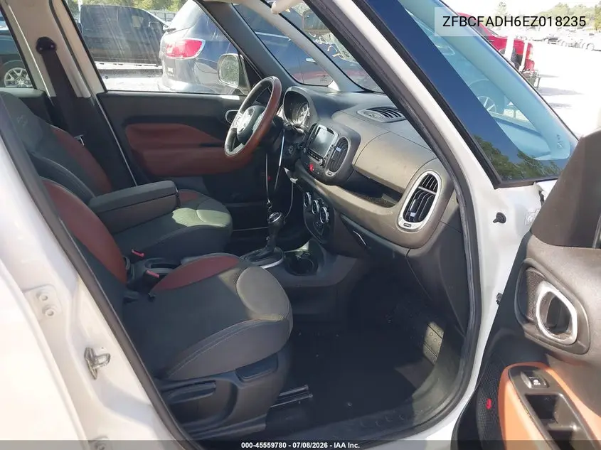 2014 Fiat 500L Trekking VIN: ZFBCFADH6EZ018235 Lot: 45559780