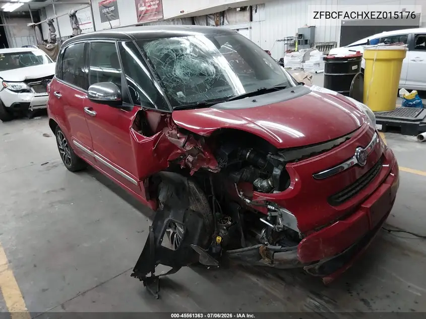 2014 Fiat 500L Lounge VIN: ZFBCFACHXEZ015176 Lot: 45561363