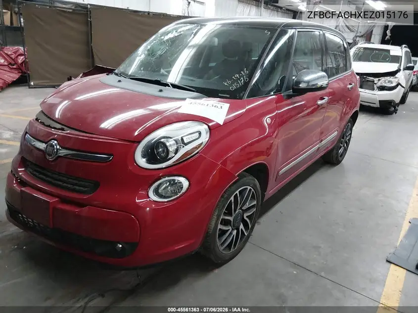 2014 Fiat 500L Lounge VIN: ZFBCFACHXEZ015176 Lot: 45561363