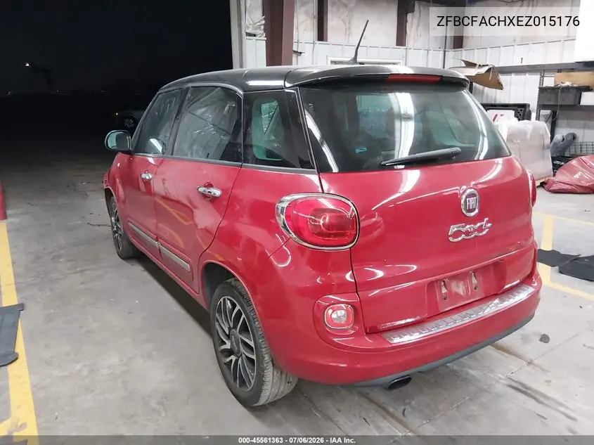 2014 Fiat 500L Lounge VIN: ZFBCFACHXEZ015176 Lot: 45561363