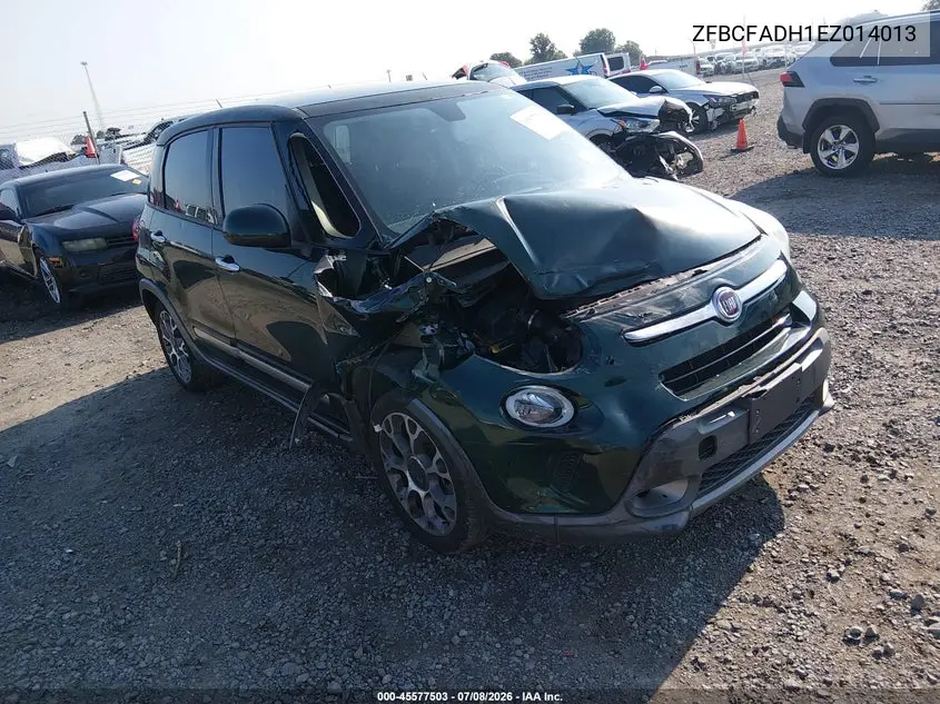 2014 Fiat 500L Trekking VIN: ZFBCFADH1EZ014013 Lot: 45577503