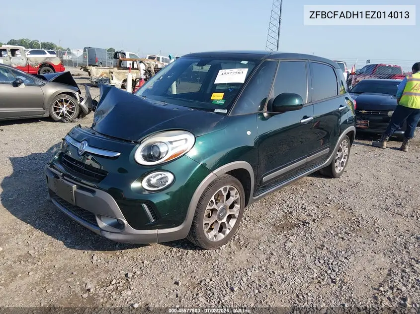 2014 Fiat 500L Trekking VIN: ZFBCFADH1EZ014013 Lot: 45577503