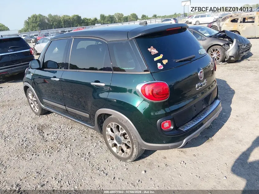 2014 Fiat 500L Trekking VIN: ZFBCFADH1EZ014013 Lot: 45577503