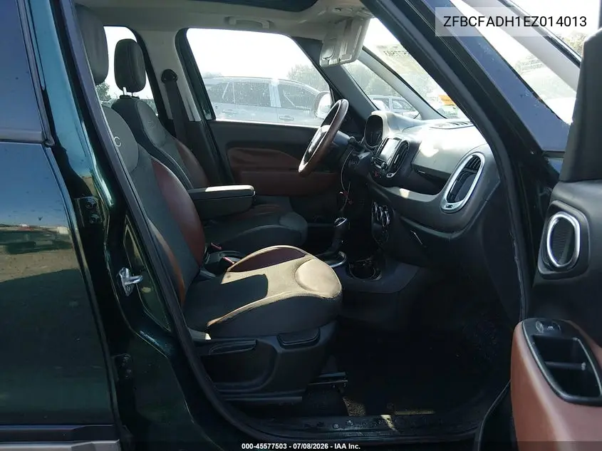2014 Fiat 500L Trekking VIN: ZFBCFADH1EZ014013 Lot: 45577503