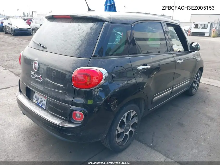2014 Fiat 500L Lounge VIN: ZFBCFACH3EZ005153 Lot: 45597554