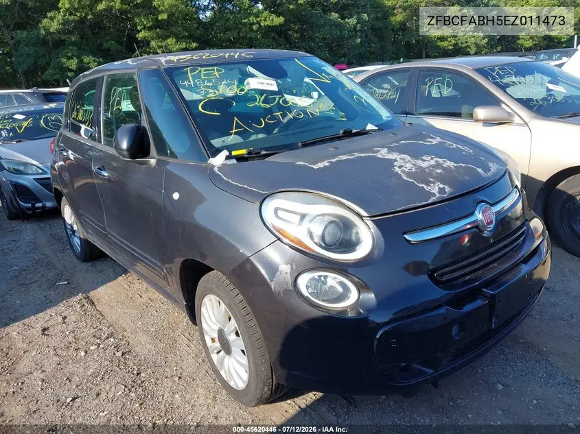 2014 Fiat 500L Easy VIN: ZFBCFABH5EZ011473 Lot: 45620446