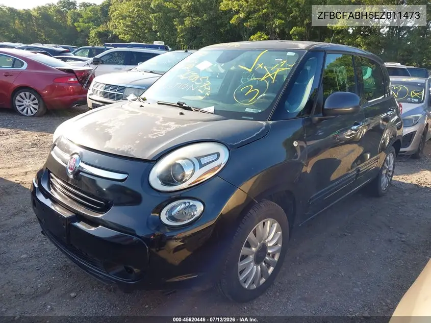 2014 Fiat 500L Easy VIN: ZFBCFABH5EZ011473 Lot: 45620446