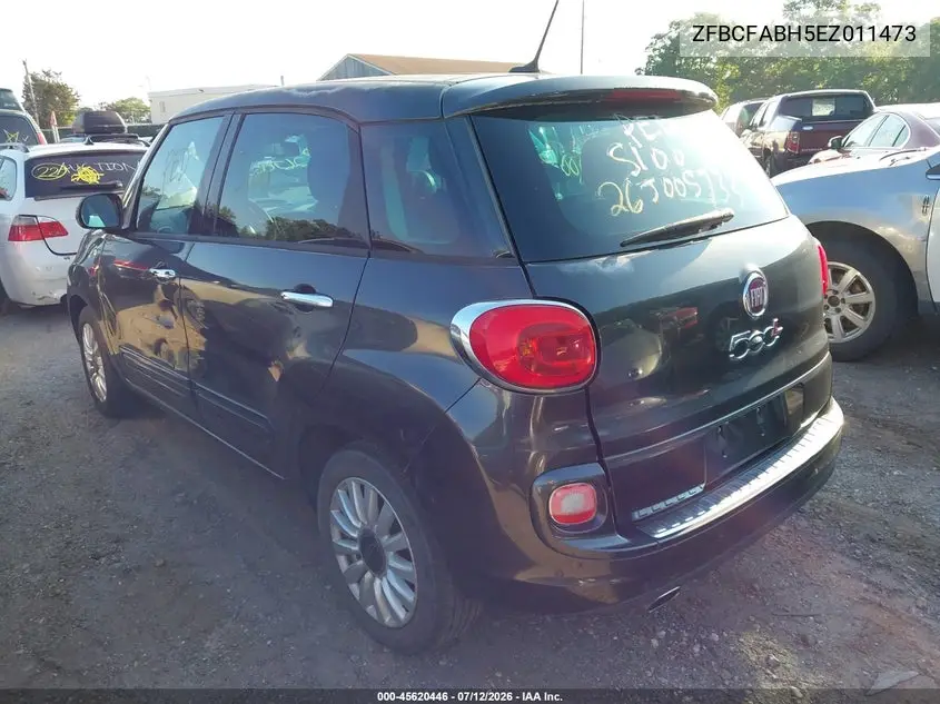 2014 Fiat 500L Easy VIN: ZFBCFABH5EZ011473 Lot: 45620446