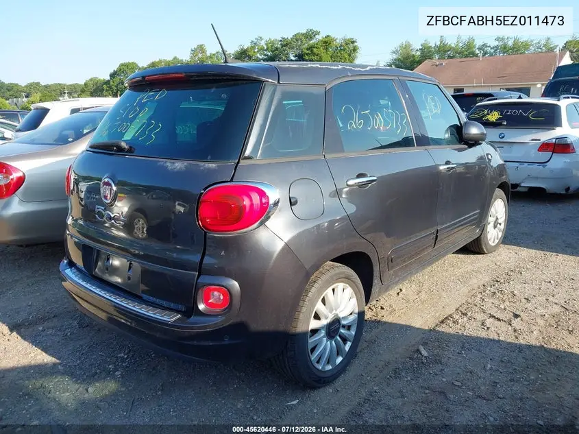 2014 Fiat 500L Easy VIN: ZFBCFABH5EZ011473 Lot: 45620446