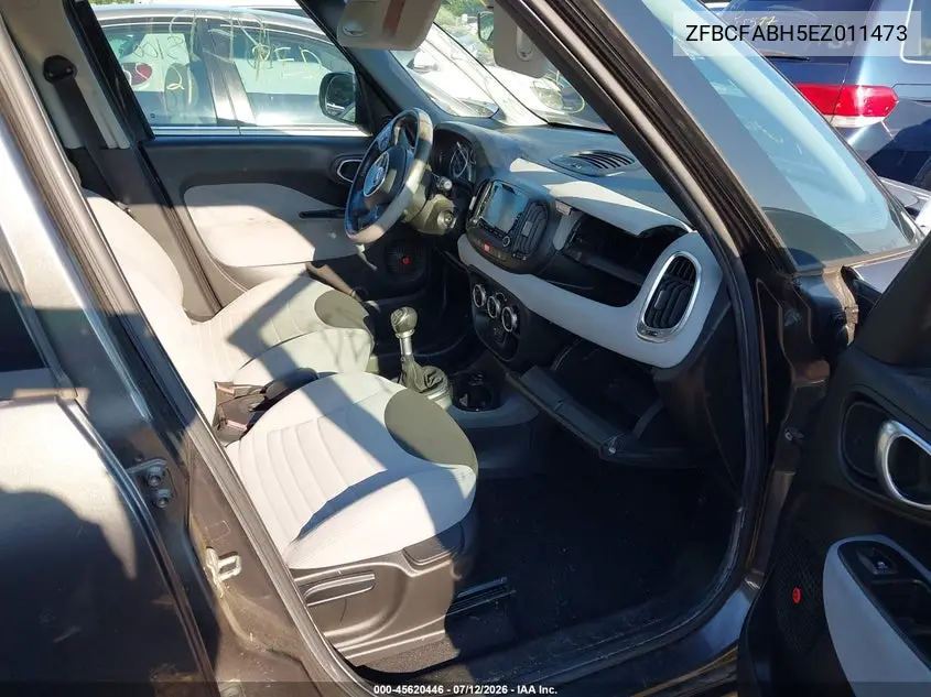 2014 Fiat 500L Easy VIN: ZFBCFABH5EZ011473 Lot: 45620446