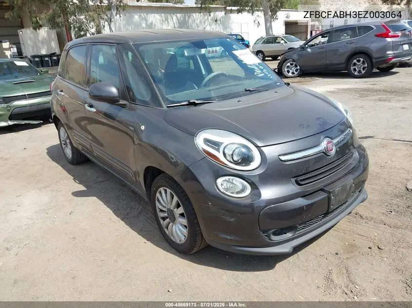 ZFBCFABH3EZ003064 2014 Fiat 500L Easy