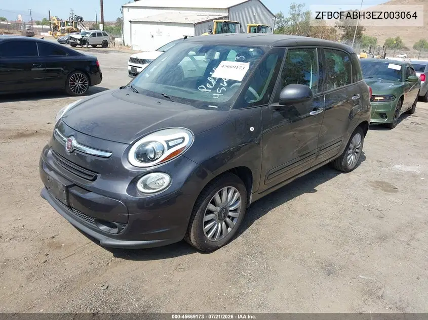 ZFBCFABH3EZ003064 2014 Fiat 500L Easy