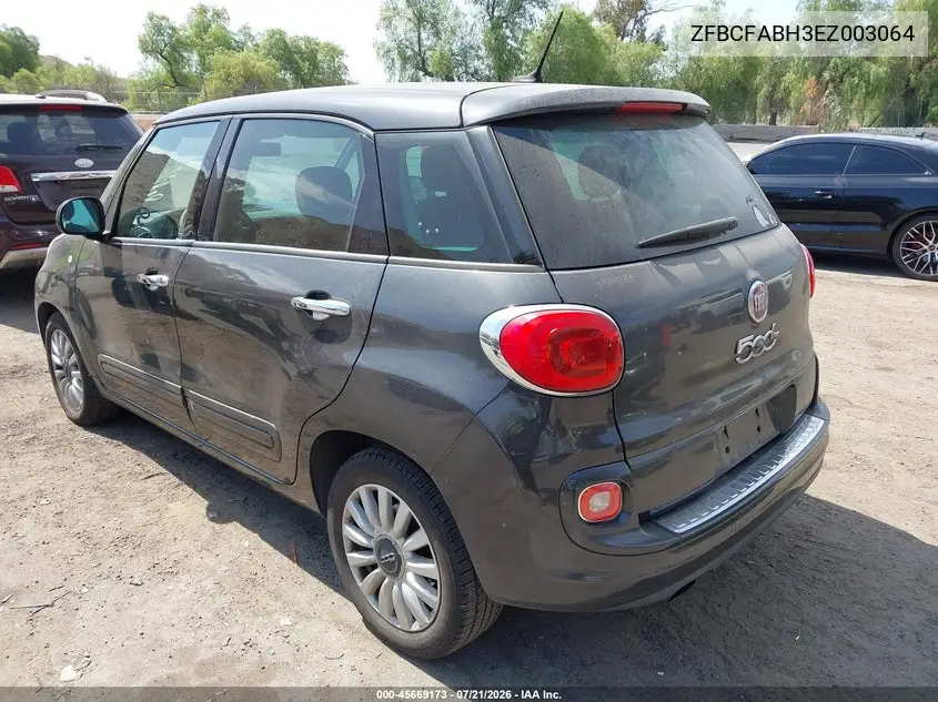ZFBCFABH3EZ003064 2014 Fiat 500L Easy