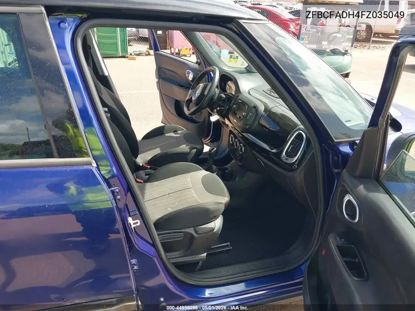 2015 Fiat 500L Urbana Trekking VIN: ZFBCFADH4FZ035049 Lot: 44996096
