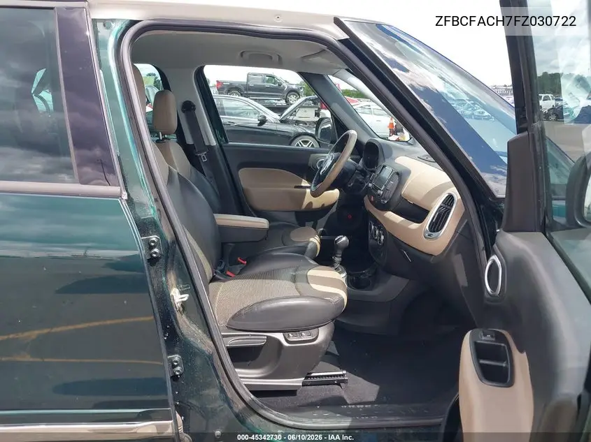 2015 Fiat 500L Lounge VIN: ZFBCFACH7FZ030722 Lot: 45342730