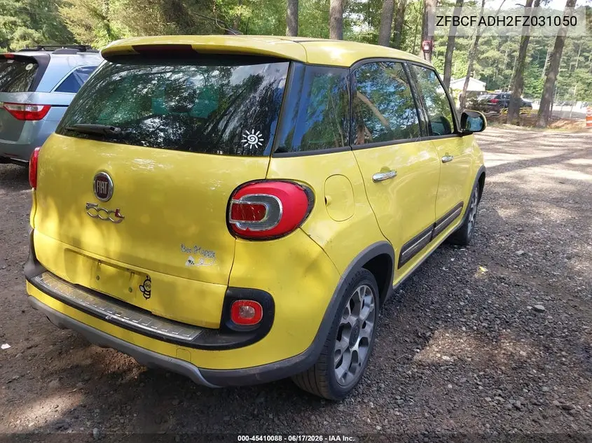 2015 Fiat 500L Trekking VIN: ZFBCFADH2FZ031050 Lot: 45410088