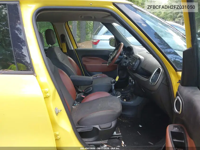 2015 Fiat 500L Trekking VIN: ZFBCFADH2FZ031050 Lot: 45410088