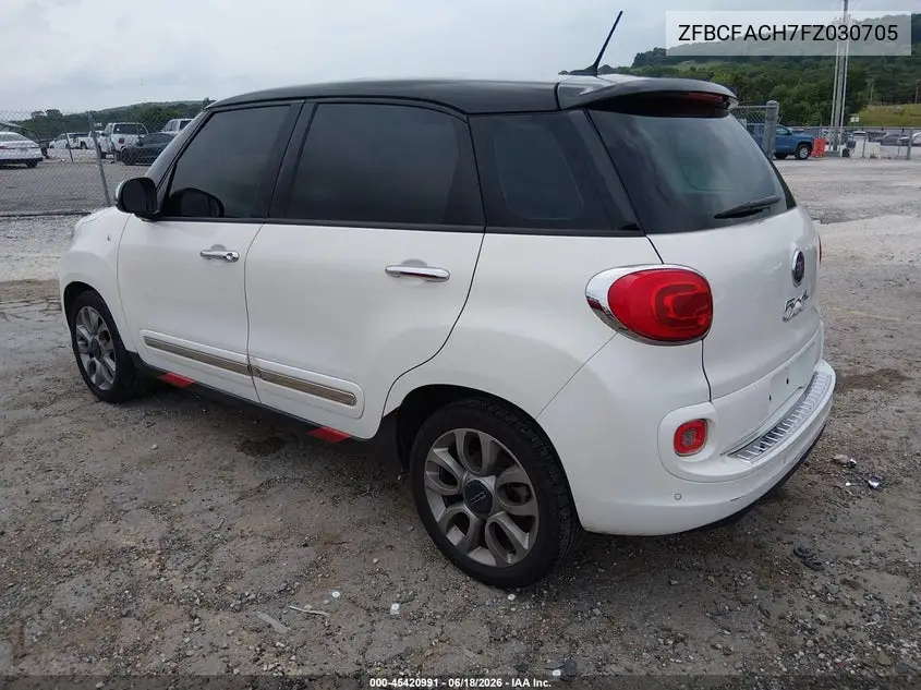 2015 Fiat 500L Lounge VIN: ZFBCFACH7FZ030705 Lot: 45420991