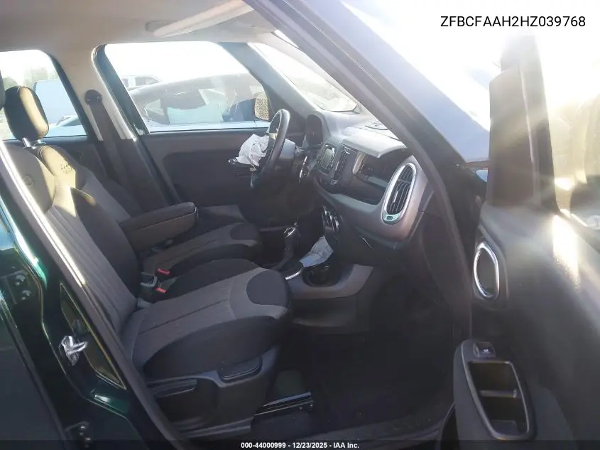 2017 Fiat 500L Pop VIN: ZFBCFAAH2HZ039768 Lot: 44000999