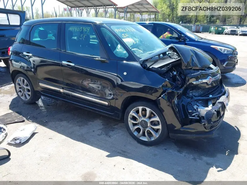 2017 Fiat 500L Lounge VIN: ZFBCFACH8HZ039206 Lot: 44803964