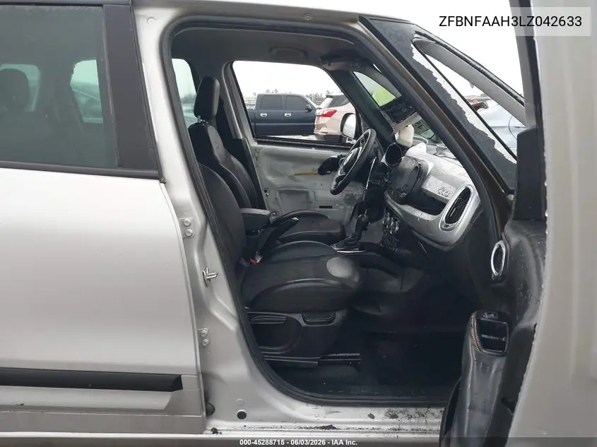 2020 Fiat 500L Pop VIN: ZFBNFAAH3LZ042633 Lot: 45288715