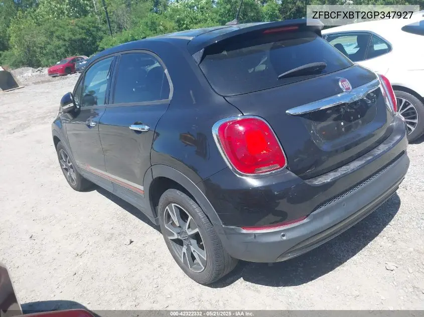 2016 Fiat 500X Easy VIN: ZFBCFXBT2GP347927 Lot: 42322332