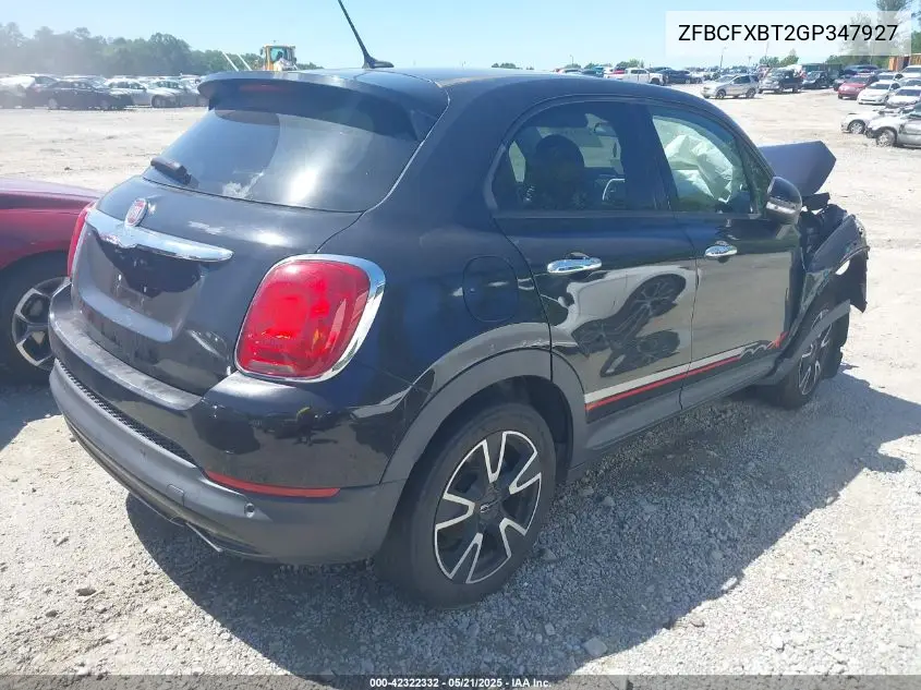 2016 Fiat 500X Easy VIN: ZFBCFXBT2GP347927 Lot: 42322332