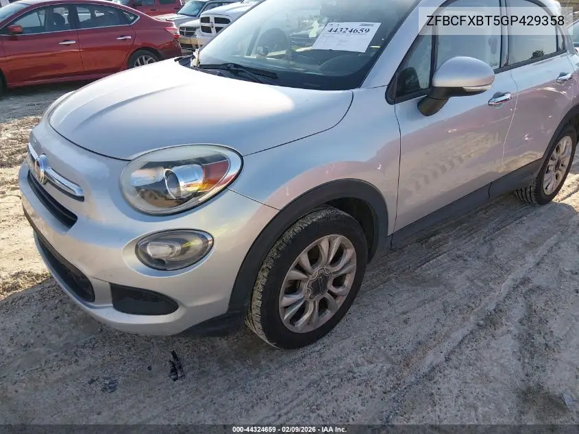 2016 Fiat 500X Easy VIN: ZFBCFXBT5GP429358 Lot: 44324659