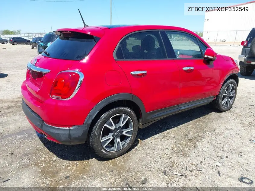 2016 Fiat 500X Easy VIN: ZFBCFXBTXGP352549 Lot: 44782398