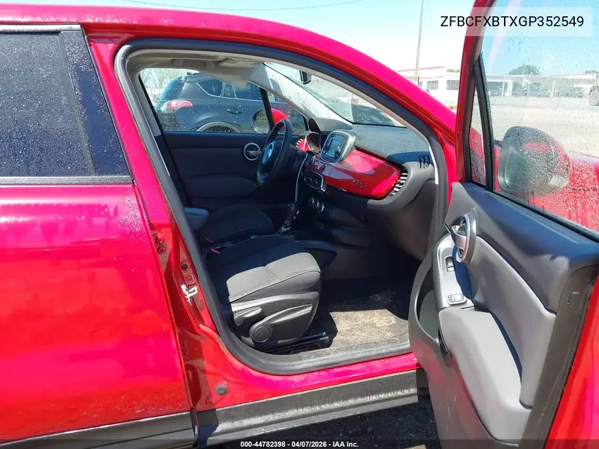 2016 Fiat 500X Easy VIN: ZFBCFXBTXGP352549 Lot: 44782398