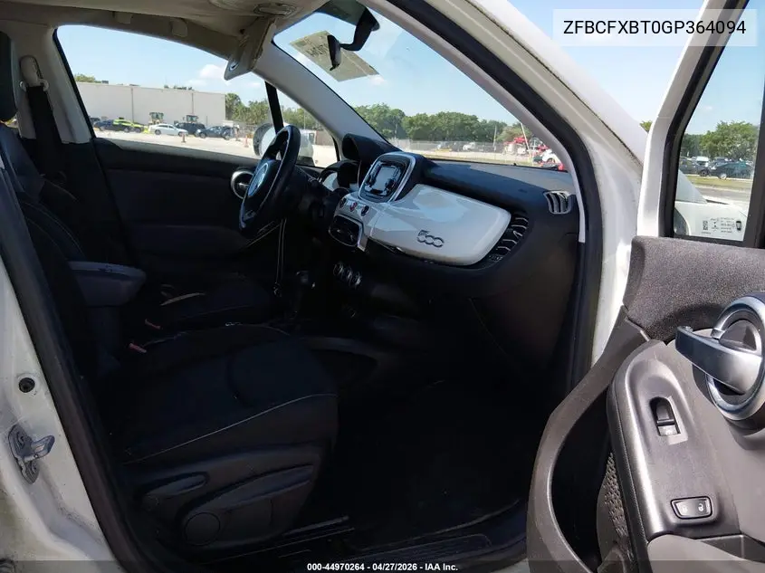 2016 Fiat 500X Easy VIN: ZFBCFXBT0GP364094 Lot: 44970264
