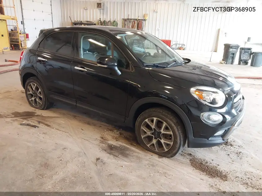 2016 Fiat 500X Trekking VIN: ZFBCFYCT3GP368905 Lot: 45069811