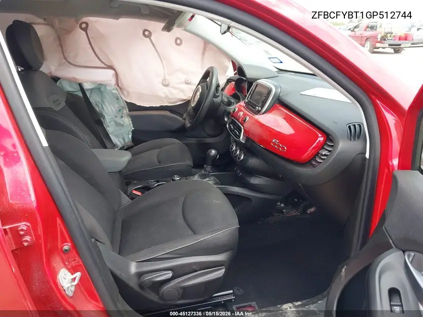 2016 Fiat 500X Easy VIN: ZFBCFYBT1GP512744 Lot: 45127336