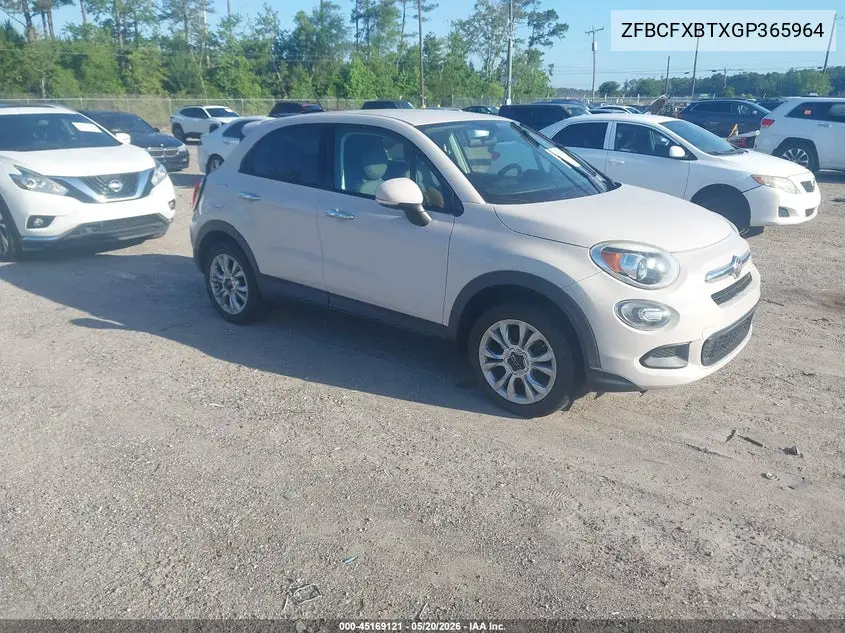 2016 Fiat 500X Easy VIN: ZFBCFXBTXGP365964 Lot: 45169121