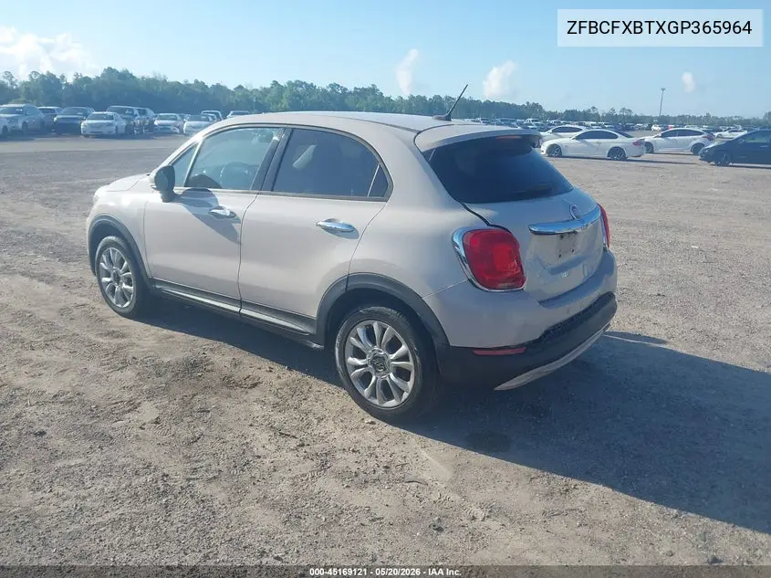 2016 Fiat 500X Easy VIN: ZFBCFXBTXGP365964 Lot: 45169121