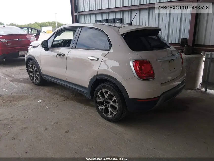 2016 Fiat 500X Trekking VIN: ZFBCFXCT1GP483528 Lot: 45285968