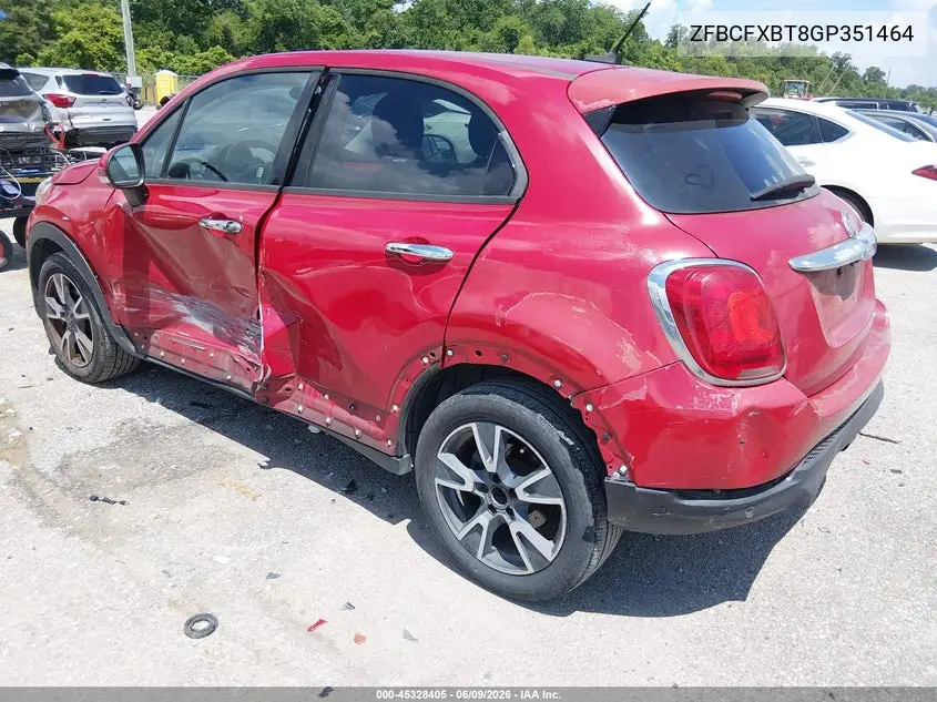 2016 Fiat 500X Easy VIN: ZFBCFXBT8GP351464 Lot: 45328405