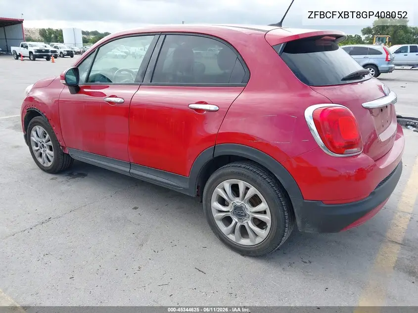 2016 Fiat 500X Easy VIN: ZFBCFXBT8GP408052 Lot: 45344625