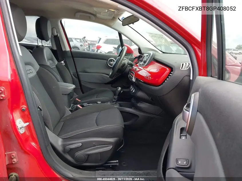2016 Fiat 500X Easy VIN: ZFBCFXBT8GP408052 Lot: 45344625