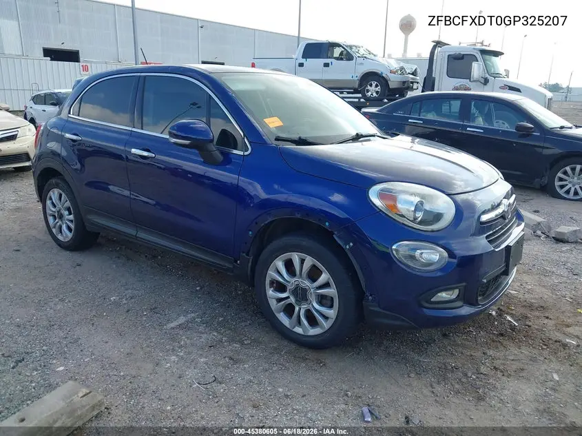 2016 Fiat 500X Lounge VIN: ZFBCFXDT0GP325207 Lot: 45380605