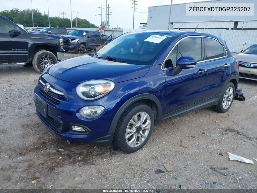 2016 Fiat 500X Lounge VIN: ZFBCFXDT0GP325207 Lot: 45380605
