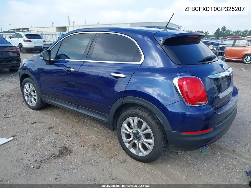 2016 Fiat 500X Lounge VIN: ZFBCFXDT0GP325207 Lot: 45380605