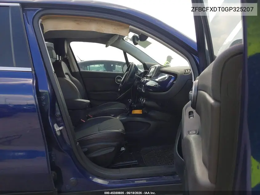 2016 Fiat 500X Lounge VIN: ZFBCFXDT0GP325207 Lot: 45380605