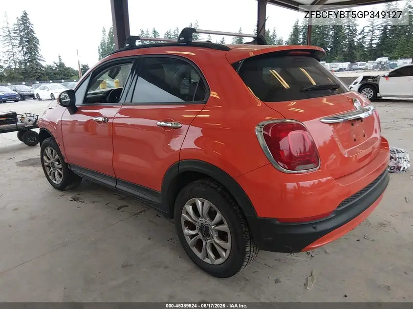 2016 Fiat 500X Easy VIN: ZFBCFYBT5GP349127 Lot: 45389524