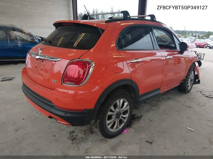 2016 Fiat 500X Easy VIN: ZFBCFYBT5GP349127 Lot: 45389524
